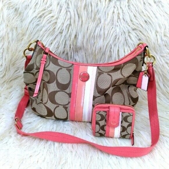 Coach Handbag & Wallet Set